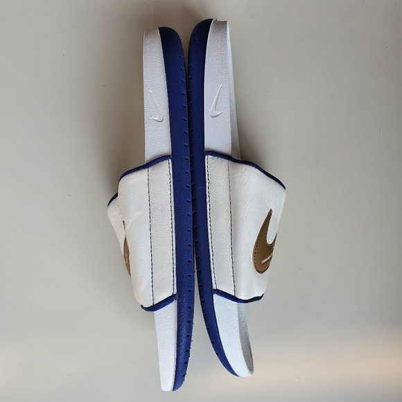 Sail metallic gold off court slip-on slides main image 4